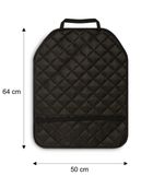 Caretero, mata ochronna na oparcie fotela, 64-50 cm