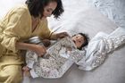 Motherhood, Classics Niebieski 2023, Premium, pielucha, otulacz flanelowy, 80-120 cm, 2 szt.