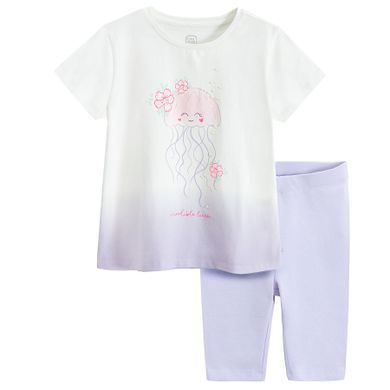 Cool Club, Komplet dziewczęcy, T-shirt, Legginsy, kolarki, mix