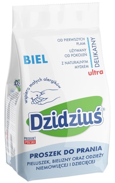 Dzidziuś, proszek do prania pieluszek, biel, 1, 5 kg
