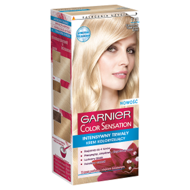 Garnier, Color Sensation, farba do włosów, 110 diamentowy superjasny blond