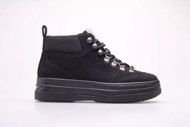 Buty zimowe damskie, czarne, Cross Jeans