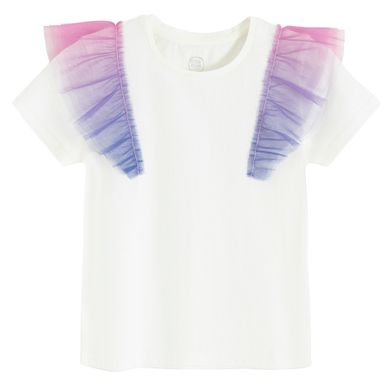 Cool Club, T-shirt dziewczęcy, biały