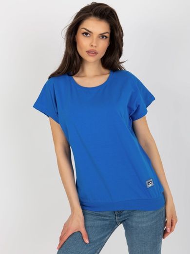 T-shirt damski, niebieski, Relevance