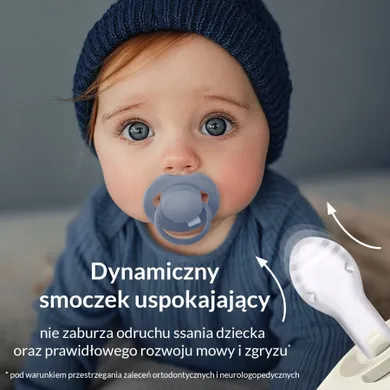 Lovi, Prime, smoczek silikonowy, dynamiczny, 6-18m, Pistachio/Green, 2 szt.