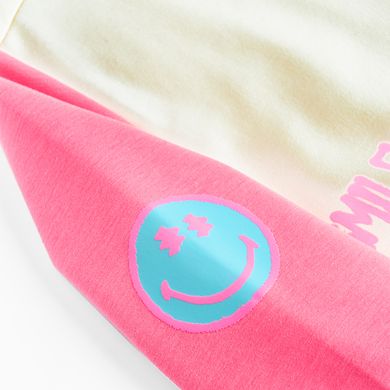Cool Club, Bluza dziewczęca, rozpinana, biała, SmileyWorld